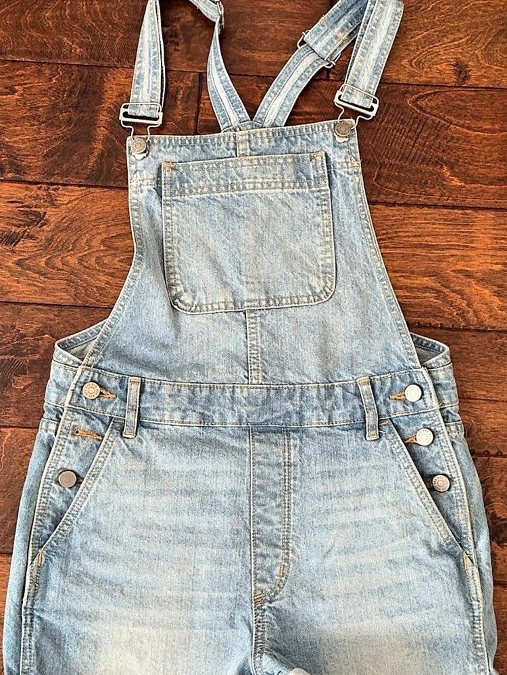BDG Denim Short Overalls Blue Waist 28